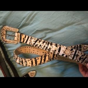 Rhinestone belt